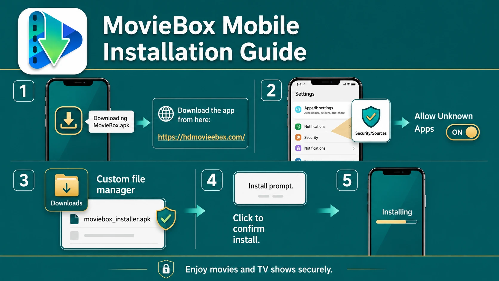 How to download & install MovieBox APK